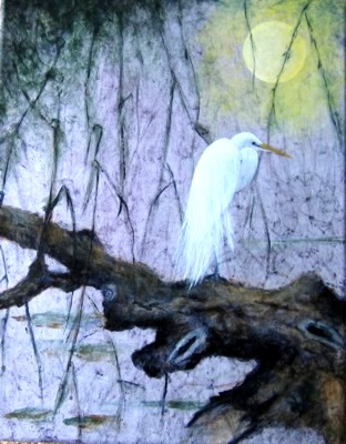 Ashley Coll - Crane III painting