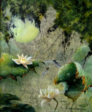 Ashley Coll - Moonglow painting