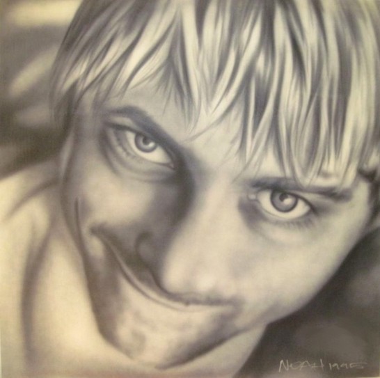 NOAH - Kurt Cobain original painting