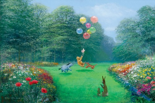 Peter Ellenshaw - Rescuing Piglet