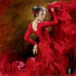 CRIMSON DANCER
Hand Embellished Giclee
on Hand-Textured Canvas
40 x 40
Edition Size: 95 by Andrew Atroshenko