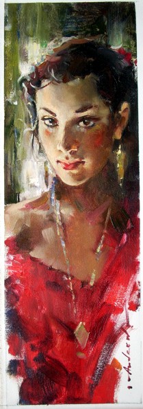 Andrew Atroshenko - Riddle - Oil on Canvas Original Painting