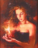 SHIMMERING LIGHT
Giclee on Canvas
10 x 8
Edition Size: 295
Museum Miniature by Andrew Atroshenko