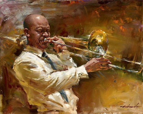 SOLID BRASS
Painting on Canvas
30 x 36 by Andrew Atroshenko