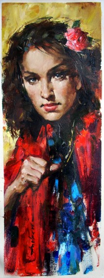 Andrew Atroshenko - Summer Night - Oil on Canvas Original Painting