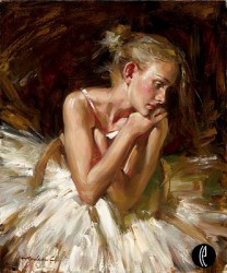 THOUGHTS BEFORE THE DANCE
Hand Embellished Giclee
on Hand-Textured Canvas
24 x 20
Edition Size: 50 by Andrew Atroshenko