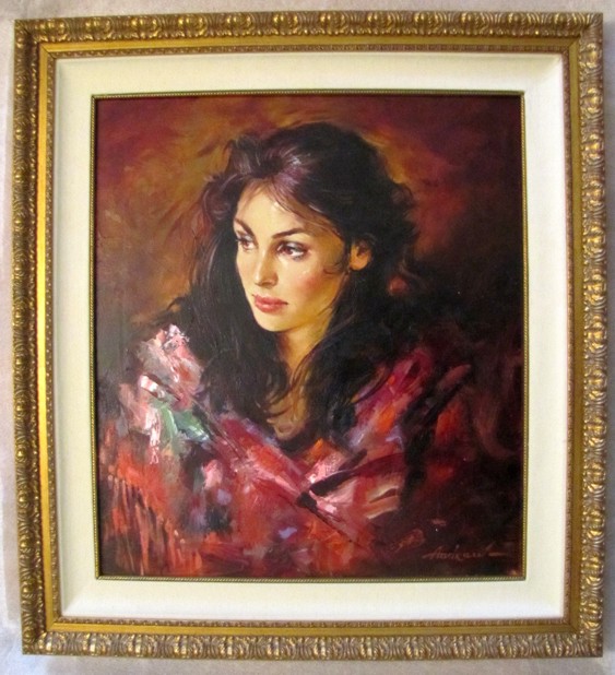 Andre Atroshenko - Isabelle - Original Painting on Canvas