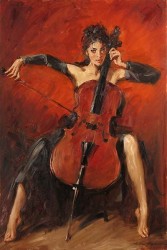 RED SYMPHONY
Hand Embellished Giclee
on Hand-Textured Canvas
36 x 24
Edition Size: 95 by Andrew Atroshenko