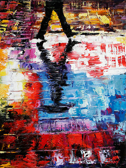 Elena Bond - Rainy Reflection