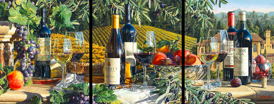 Eric Christensen - Estate Of Bliss Triptych