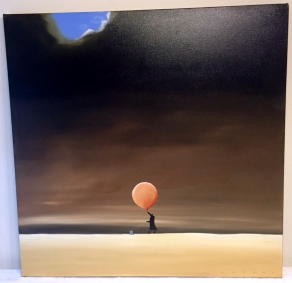 Robert Deyber - SO MUCH DEPENDS ON THE WEATHER - original painting