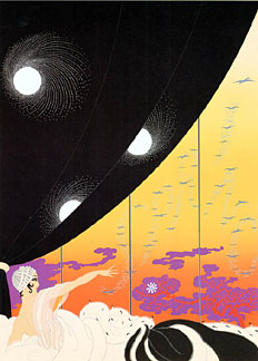 Erte' - The Coming of Spring - limited edition serigraph