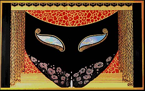 Erte' - The Eyes of Love - limited edition serigraph