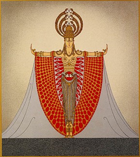 Erte' - Indochina - limited edition serigraph