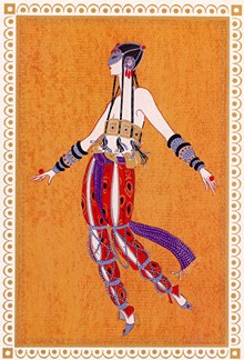 SCHEHEREZADE 9, ARABIAN DANCER - Fine Art by Erte