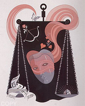 ZODIAC SIGNS - Fine Art by Erte