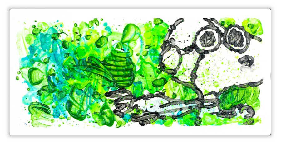 Tom Everhart - PARTLY CLOUDY MORNING FLY - Limited Edition print