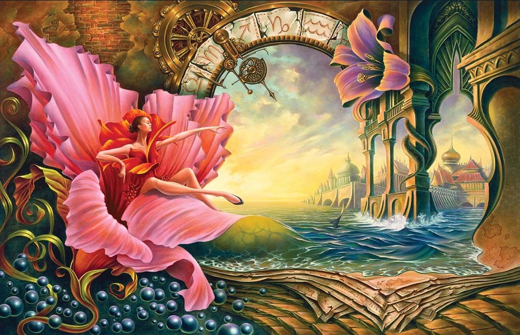Alex Fishgoyt - WORLD OF PARADISE - original painting