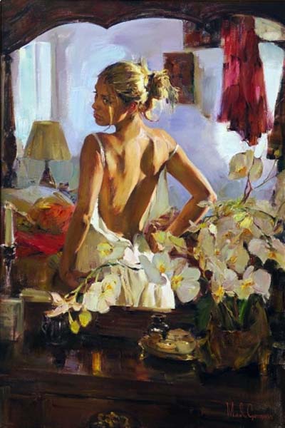  BEAUTY REFLECTION

Original Oil on Canvas
36 x 24 inches by Michael and Inessa Garmash