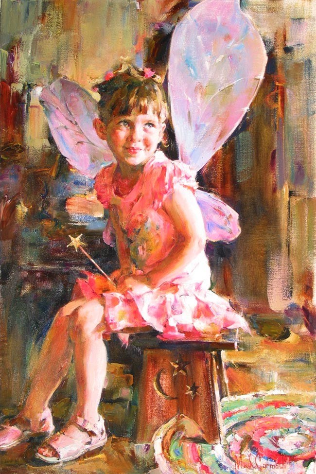Michael and Inessa Garmash - Precious Flight - Original Painting