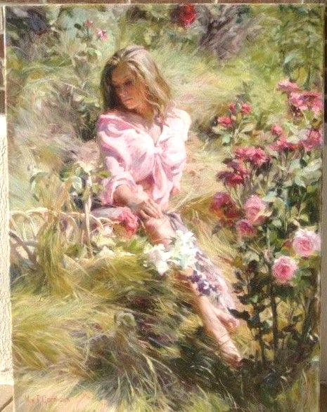 Michael and Inessa Garmash - Sunnyside on the Hill - Original Painting