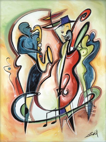 Alfred Gockel - Blues for my Baby - Limited Edition print