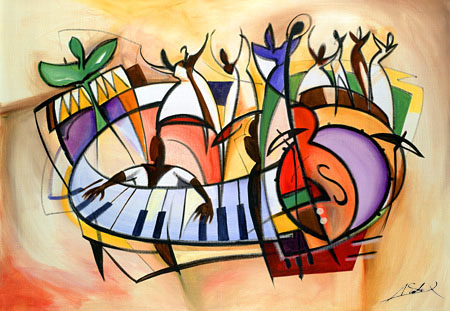 Alfred Gockel - Fiesta - Limited Edition print