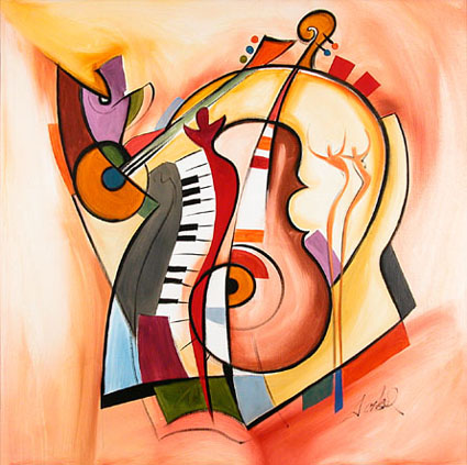 Alfred Gockel - Music is My Life - Limited Edition print