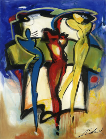 Alfred Gockel - Colors in Motion - Limited Edition print