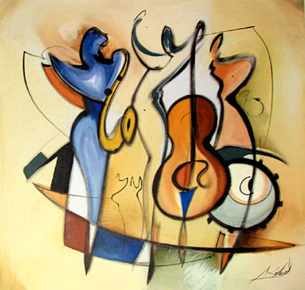 Alfred Gockel - Jazz Trio - Limited Edition print