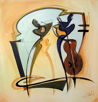 Alfred Gockel - Swingin' - Limited Edition print