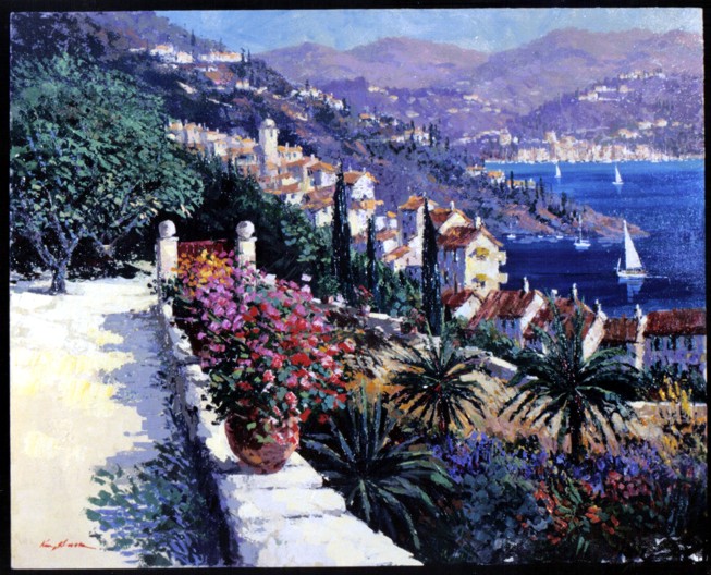 Kerry Hallam - Riviera original painting