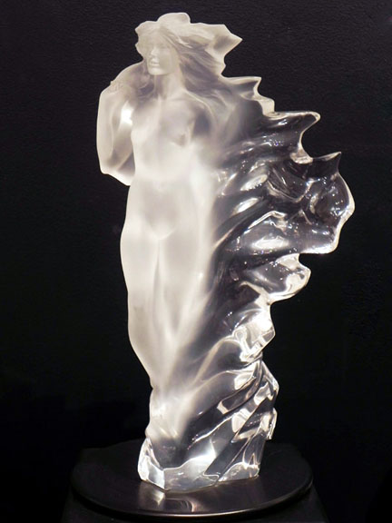 Fredrick Hart - Veil of Truth - Lucite Sculpture