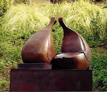 Robert Holmes - Bronze Sculpture - Conversation