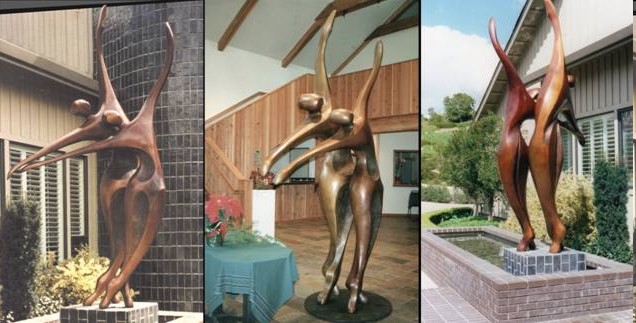 Robert Holmes - Bronze Sculpture - Dancers II Large