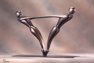 Robert Holmes - Bronze Sculpture - Duo