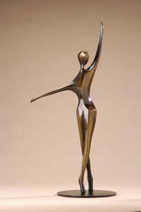 Robert Holmes - Bronze Sculpture - Pas De Bouree