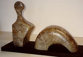 Robert Holmes - Bronze Sculpture - Reclining Figure 10