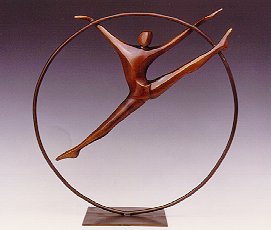 Robert Holmes - Bronze Sculpture - Ring Dancer