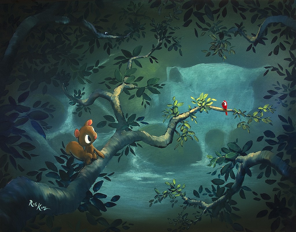 Rob Kaz - Branching Out - original oil on canvas painting