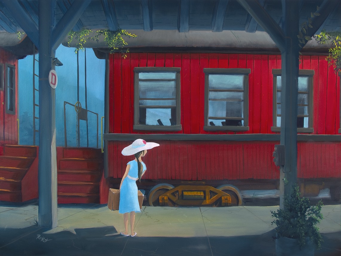 Rob Kaz - Departure - original oil on canvas painting