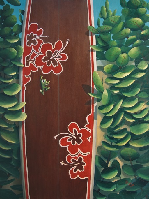 Rob Kaz - Hang Loose - original oil on canvas painting
