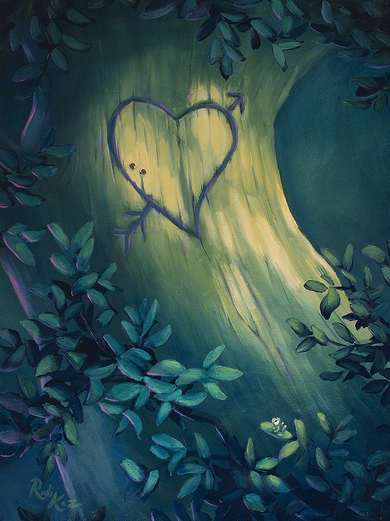 Rob Kaz - Heart of Oak - original oil on canvas painting