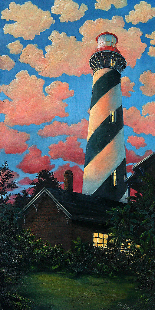Rob Kaz - St. Augustine - original oil on canvas painting