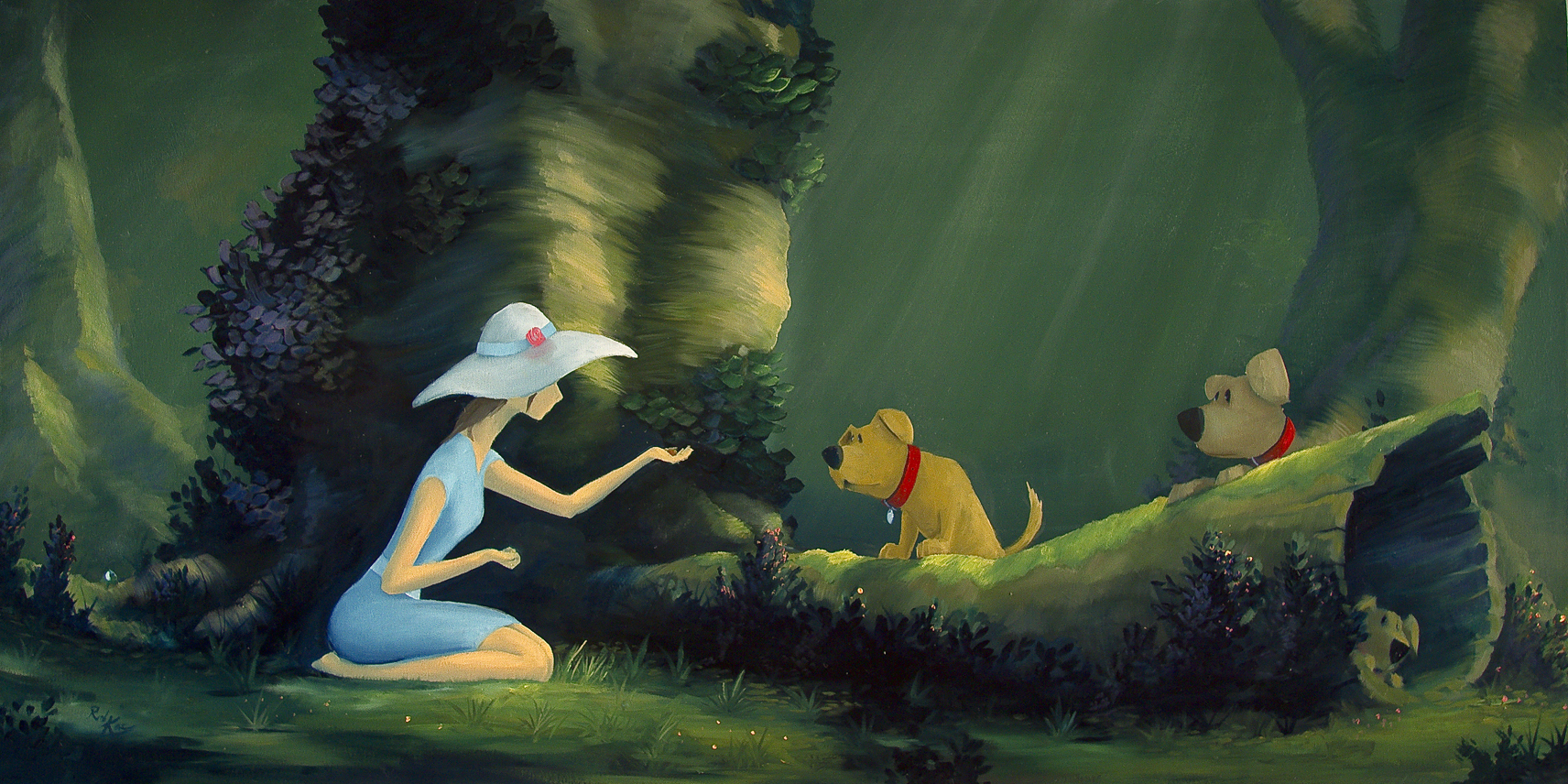 Rob Kaz - Trust - original oil on canvas painting