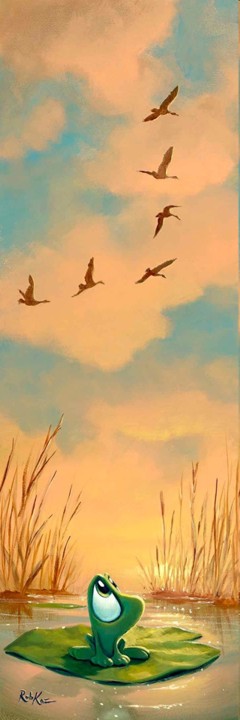 Rob Kaz - Flyin' South - signed and numbered limited edition print on canvas