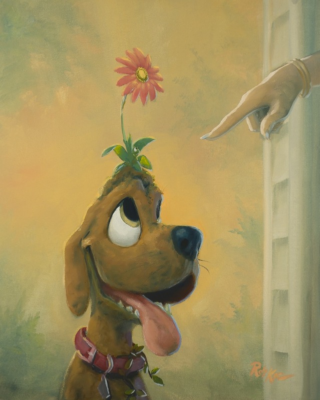 Rob Kaz - That was Fun - original oil on canvas painting