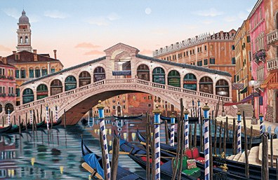 Rialto Bridge at Sunset

Deluxe on canvas
Serigraph on Paper
36 x 40 by Liudmila Kondakova