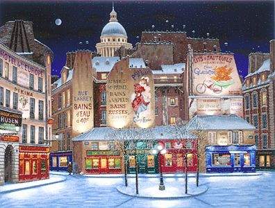 Winter in Paris

Deluxe on canvas
Serigraph on Paper
27 x 36 by Liudmila Kondakova