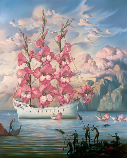 ARRIVAL OF THE FLOWER SHIP
39 x 31
Edition: 325 by Vladimir Kush